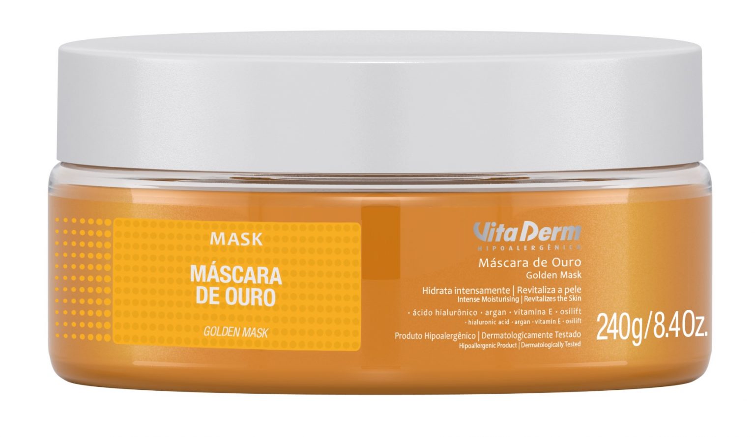 Mascara Facial De Ouro Vita Mask Gr Vita Derm Es